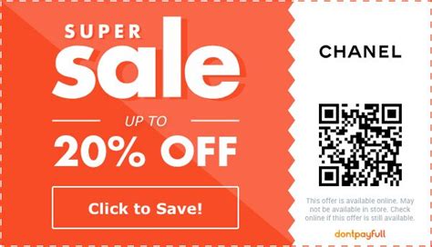 chanel promo codes 2024|Chanel perfume voucher codes.